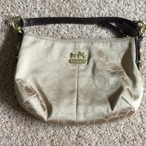 Coach Beige Handbag